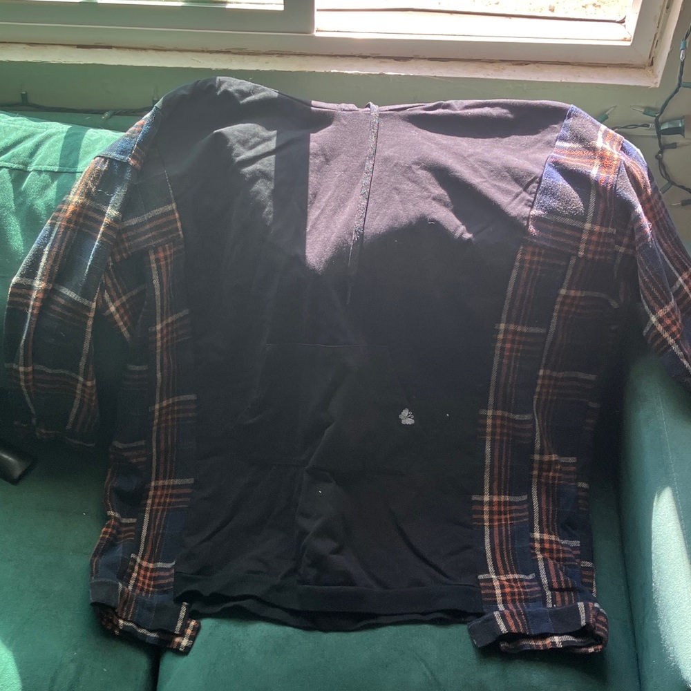 GirrlScout Plaid Women's Jacket - Black and Brown